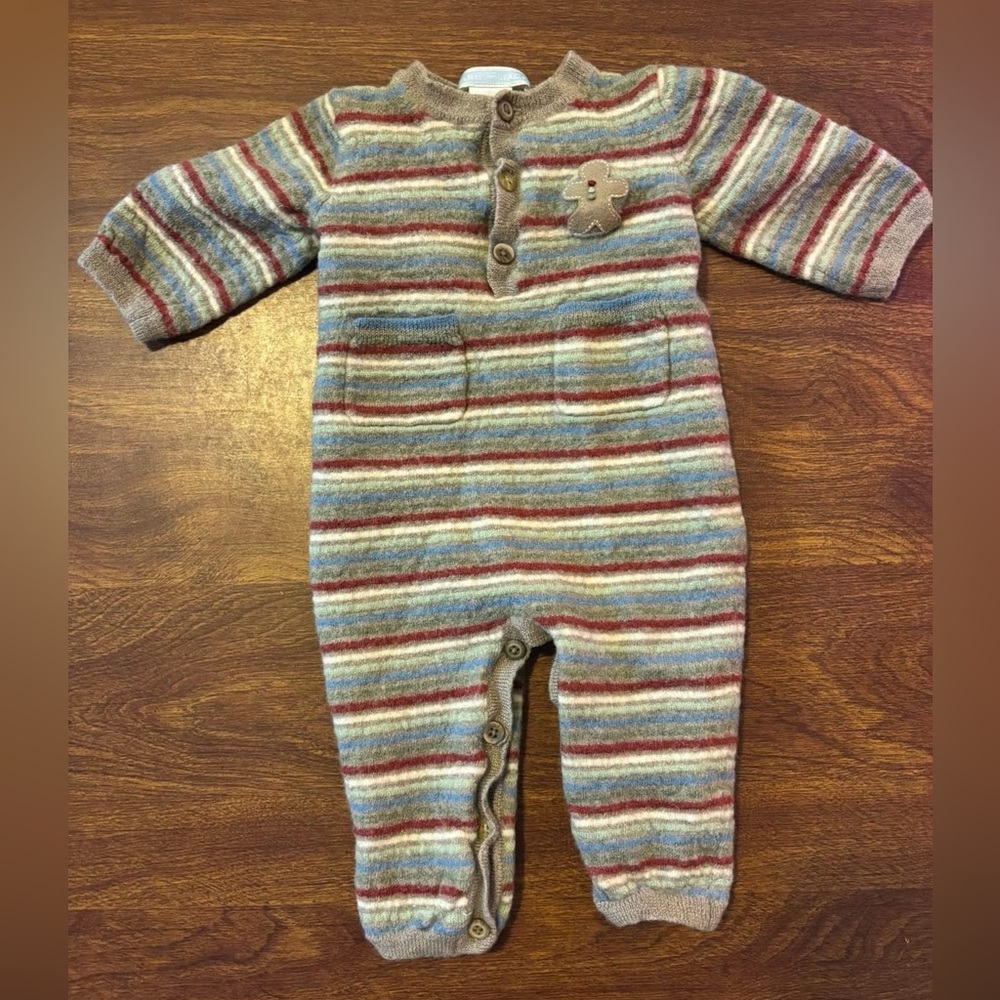 100% merino wool Janie and Jack romper